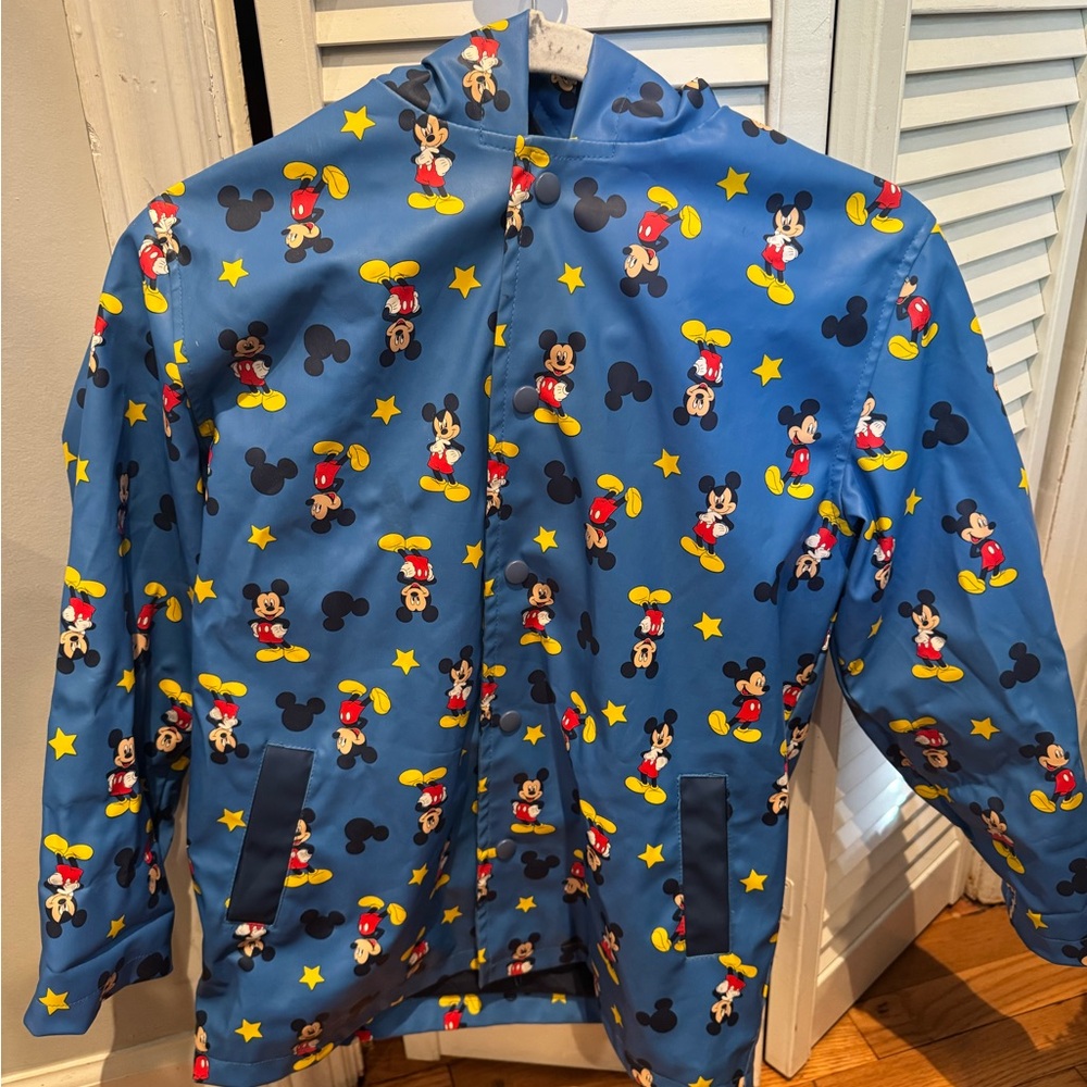 Blue Mickey Mouse Raincoat
